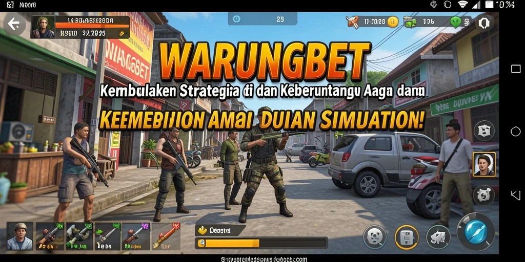 Tangkapan layar gameplay menarik dari WARUNGBET yang menunjukkan aksi Simulation.