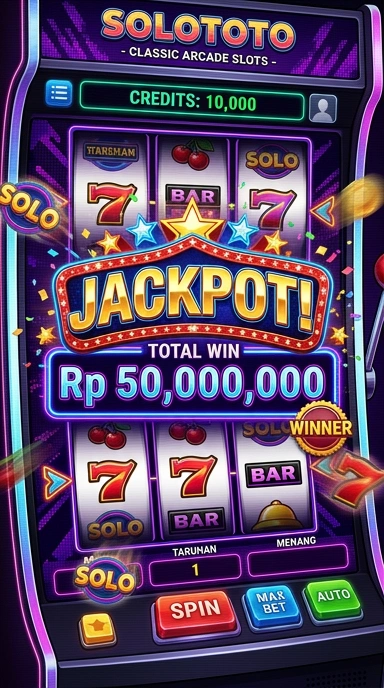 Halaman utama aplikasi solototo yang menampilkan berbagai kategori aplikasi.